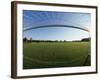 View of Soccer Field Through Goal-Steven Sutton-Framed Photographic Print