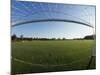 View of Soccer Field Through Goal-Steven Sutton-Mounted Photographic Print
