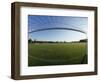 View of Soccer Field Through Goal-Steven Sutton-Framed Photographic Print