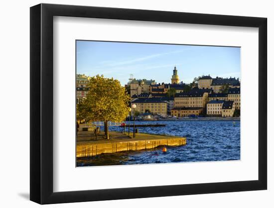 View of Sodermalm District in Stockholm, Sweden-Carlos Sanchez Pereyra-Framed Photographic Print