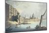 View of Somerset House and the Thames, 1796-Thomas Malton-Mounted Giclee Print