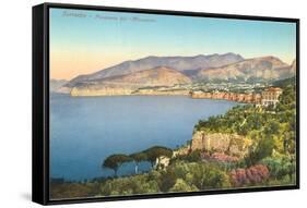 View of Sorrento, Italy-null-Framed Stretched Canvas