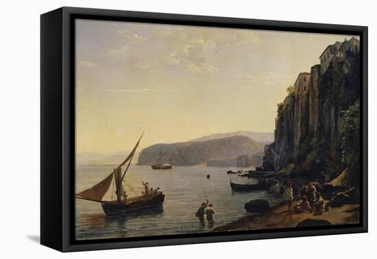 View of Sorrento, Near Naples-Silvestr Feodosevich Shchedrin-Framed Stretched Canvas