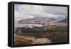 View of Sorrento-Giacomo Campi-Framed Stretched Canvas