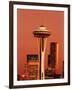 View of Space Needle and Seattle Buildings, Seattle, Washington, USA-Stuart Westmorland-Framed Photographic Print