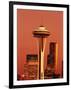 View of Space Needle and Seattle Buildings, Seattle, Washington, USA-Stuart Westmorland-Framed Photographic Print