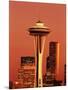 View of Space Needle and Seattle Buildings, Seattle, Washington, USA-Stuart Westmorland-Mounted Photographic Print