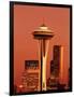 View of Space Needle and Seattle Buildings, Seattle, Washington, USA-Stuart Westmorland-Framed Photographic Print