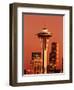 View of Space Needle and Seattle Buildings, Seattle, Washington, USA-Stuart Westmorland-Framed Photographic Print