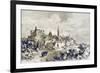 View of Spoleto, Illustration from 'History of Rome' by Victor Duruy, Published 1884-Charles Barbant-Framed Giclee Print