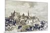 View of Spoleto, Illustration from 'History of Rome' by Victor Duruy, Published 1884-Charles Barbant-Mounted Giclee Print