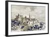 View of Spoleto, Illustration from 'History of Rome' by Victor Duruy, Published 1884-Charles Barbant-Framed Giclee Print