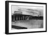 View of Springer's Hot Springs Pool - Fernley, NV-Lantern Press-Framed Art Print