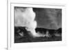 View of Springer's Hot Springs Steam Rising - Fernley, NV-Lantern Press-Framed Art Print