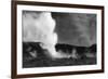 View of Springer's Hot Springs Steam Rising - Fernley, NV-Lantern Press-Framed Art Print