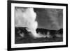 View of Springer's Hot Springs Steam Rising - Fernley, NV-Lantern Press-Framed Art Print
