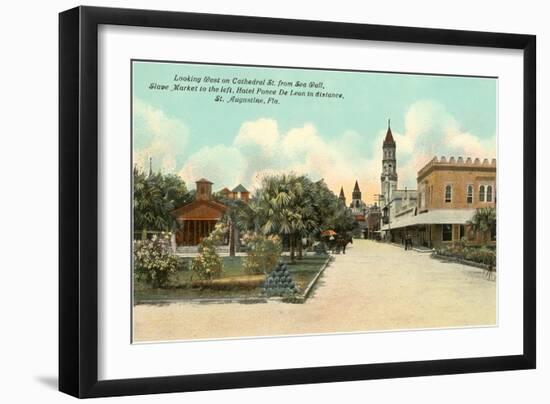 View of St.Augustine, Florida-null-Framed Art Print