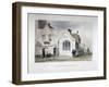 View of St Bartholomew's Chapel, Kingsland Road, Hackney, London, 1851-John Wykeham Archer-Framed Giclee Print