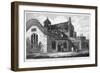 View of St Bartholomew's Chapel, Kingsland Road, Hackney, London, C1830-null-Framed Giclee Print