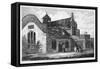 View of St Bartholomew's Chapel, Kingsland Road, Hackney, London, C1830-null-Framed Stretched Canvas