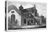 View of St Bartholomew's Chapel, Kingsland Road, Hackney, London, C1830-null-Stretched Canvas