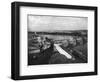 View of St. Benezet Bridge and the City Walls, Avignon-null-Framed Giclee Print