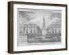 View of St Bride's Church, Fleet Street, Through St Bride Avenue, City of London, 1830-null-Framed Giclee Print