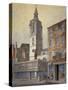 View of St Dionis Backchurch, City of London, 1815-William Pearson-Stretched Canvas