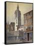 View of St Dionis Backchurch, City of London, 1815-William Pearson-Framed Stretched Canvas