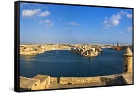 View of St James Bastion, La Valletta, Malta-Massimo Borchi-Framed Stretched Canvas
