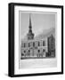 View of St James's Church, Piccadilly from Jermyn Street, London, 1814-Joseph Skelton-Framed Giclee Print