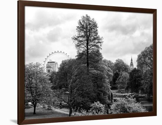 View of St James's Park Lake and Big Ben - London - UK - England - United Kingdom - Europe-Philippe Hugonnard-Framed Photographic Print