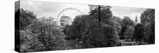 View of St James's Park Lake and Big Ben - London - UK - England - United Kingdom - Europe-Philippe Hugonnard-Stretched Canvas