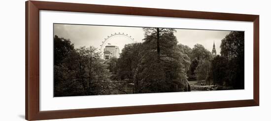 View of St James's Park Lake and Big Ben - London - UK - England - United Kingdom - Europe-Philippe Hugonnard-Framed Photographic Print