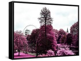 View of St James's Park Lake and Big Ben - London - UK - England - United Kingdom - Europe-Philippe Hugonnard-Framed Stretched Canvas