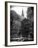 View of St James's Park Lake and Big Ben - London - UK - England - United Kingdom - Europe-Philippe Hugonnard-Framed Photographic Print