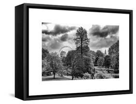 View of St James's Park Lake and Big Ben - London - UK - England - United Kingdom - Europe-Philippe Hugonnard-Framed Stretched Canvas