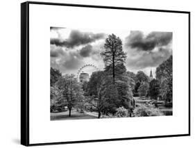 View of St James's Park Lake and Big Ben - London - UK - England - United Kingdom - Europe-Philippe Hugonnard-Framed Stretched Canvas