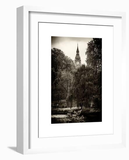 View of St James's Park Lake and Big Ben - London - UK - England - United Kingdom - Europe-Philippe Hugonnard-Framed Art Print