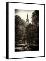 View of St James's Park Lake and Big Ben - London - UK - England - United Kingdom - Europe-Philippe Hugonnard-Framed Stretched Canvas