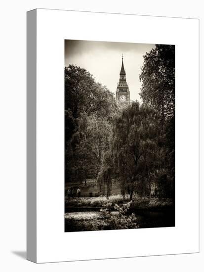 View of St James's Park Lake and Big Ben - London - UK - England - United Kingdom - Europe-Philippe Hugonnard-Stretched Canvas