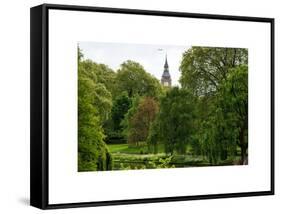 View of St James's Park Lake and Big Ben - London - UK - England - United Kingdom - Europe-Philippe Hugonnard-Framed Stretched Canvas