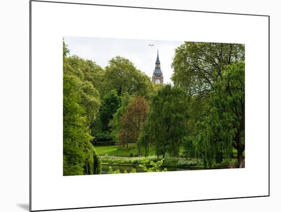 View of St James's Park Lake and Big Ben - London - UK - England - United Kingdom - Europe-Philippe Hugonnard-Mounted Art Print