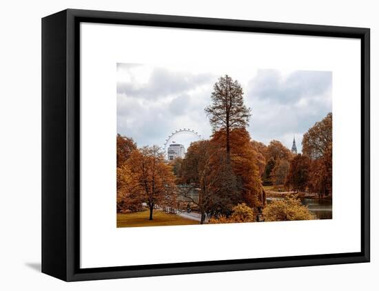 View of St James's Park Lake and Big Ben - London - UK - England - United Kingdom - Europe-Philippe Hugonnard-Framed Stretched Canvas