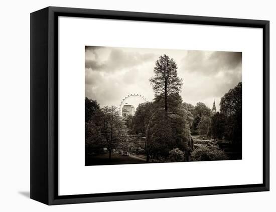 View of St James's Park Lake and Big Ben - London - UK - England - United Kingdom - Europe-Philippe Hugonnard-Framed Stretched Canvas