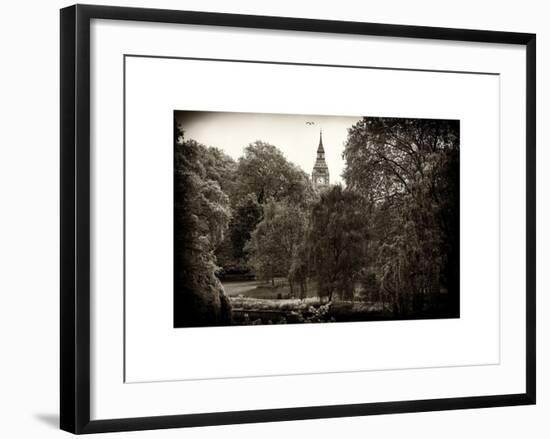 View of St James's Park Lake and Big Ben - London - UK - England - United Kingdom - Europe-Philippe Hugonnard-Framed Art Print