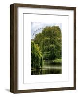 View of St James's Park Lake and the Millennium Wheel - London - England - United Kingdom-Philippe Hugonnard-Framed Art Print