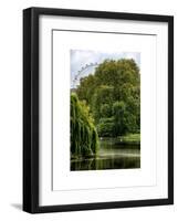 View of St James's Park Lake and the Millennium Wheel - London - England - United Kingdom-Philippe Hugonnard-Framed Art Print