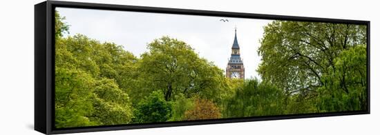 View of St James's Park Lake with Big Ben - London - UK - England - United Kingdom - Europe-Philippe Hugonnard-Framed Stretched Canvas