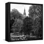 View of St James's Park Lake with Big Ben - London - UK - England - United Kingdom - Europe-Philippe Hugonnard-Framed Stretched Canvas